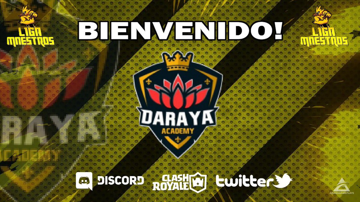 ¡Decimosexto y último equipo inscrito [16/16]!

Ellos son @DarayaAcademy 🥁,
¡🙌🏻Bienvenidos🙌🏻!