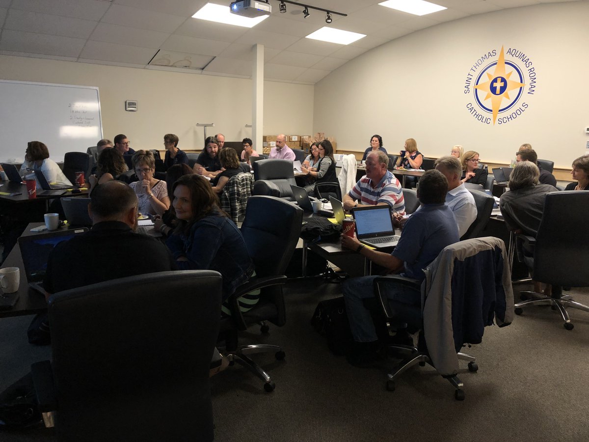 It’s starting to look a lot like #backtoschool
Welcome back to all our Principals and Vice Principals, <a href="/STARCatholic/">STAR Catholic</a> dynamic admin teams together for the first admin meeting of the school year! #Cathed #peopleoftheway