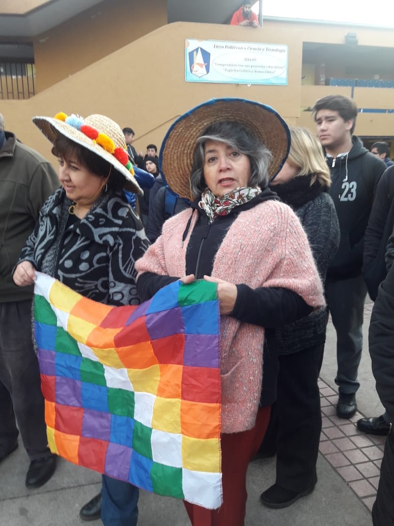 liceocytec's tweet photo. Celebración Año Nuevo Mapuche Junio 2018. https://t.co/cJ21kpfqrr
