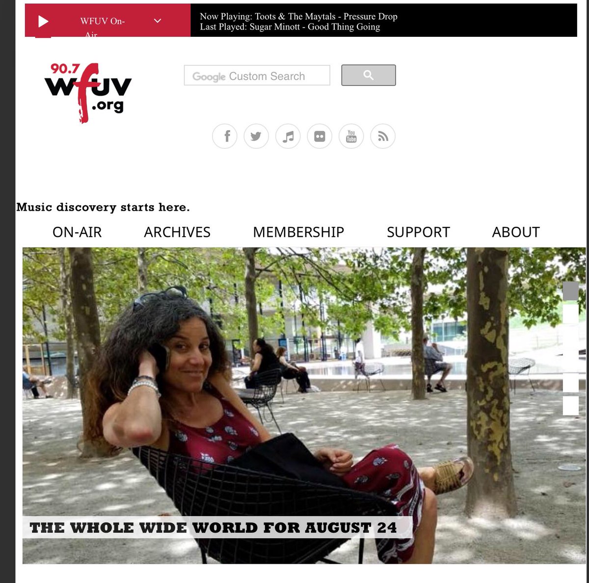 NightNurse1Love's tweet photo. Tonight on @wfuv Night Nurse will be filling in for @RitaHoustonWFUV on The Whole Wide World with a whole heap of #reggaemusic 6-9pm NY-time #reggaeessentials #wfuv #GiveThanks #TuneIn #OneLove #RadioOn 90.7fm 🎶❤️💛💚🤘🏾 https://t.co/aPDoL8u9iH