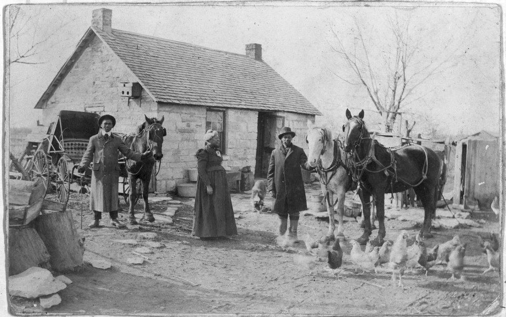 kansashistory's tweet photo. Benjamin Pap Singleton selected Dunlap in Morris County to be an #Exoduster community for free people from Tennessee to settle.  As many as 275 and 300 families of color were said to have farmed in Dunlap. #kansashistory https://t.co/TKdR4QwraT