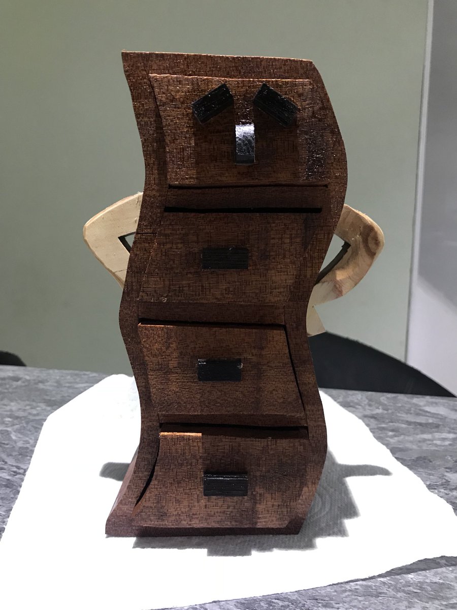 clocksncandles's tweet photo. Today’s finished project ready for our stall this weekend at the Sherburn @CraftandFood festival. One of our popular #handmade  “Wobbly Walter” trinket boxes. https://t.co/mS4M3Fkz80