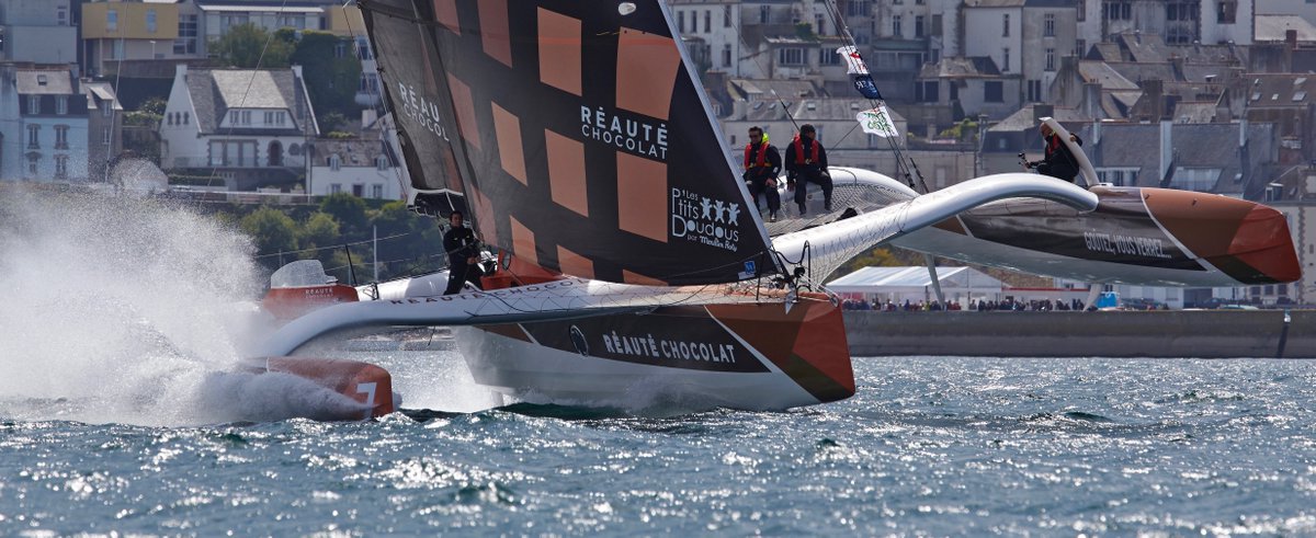 FinistereTour's tweet image. J-7 avant la 1e édition du @GPVALDYS : course en équipage en Classe #Multi50 ! 😃 8 jours de courses à #Roscoff et #Douarnenez, 1 course au large et du beau monde sur l'eau ! #Finistère  © Jacques Vapillon / GP Guyader