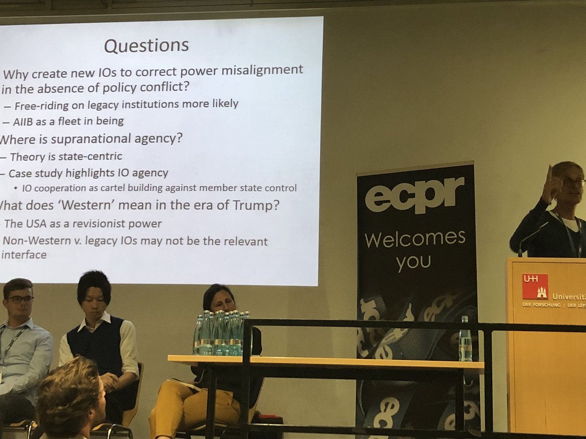 shawnwdonnelly's tweet photo. Philipp Genschel has some questions.The last one (boom!) underlines the point that international conflict is more prevalent. #ECPRconf2018 https://t.co/Yud96hXcBy