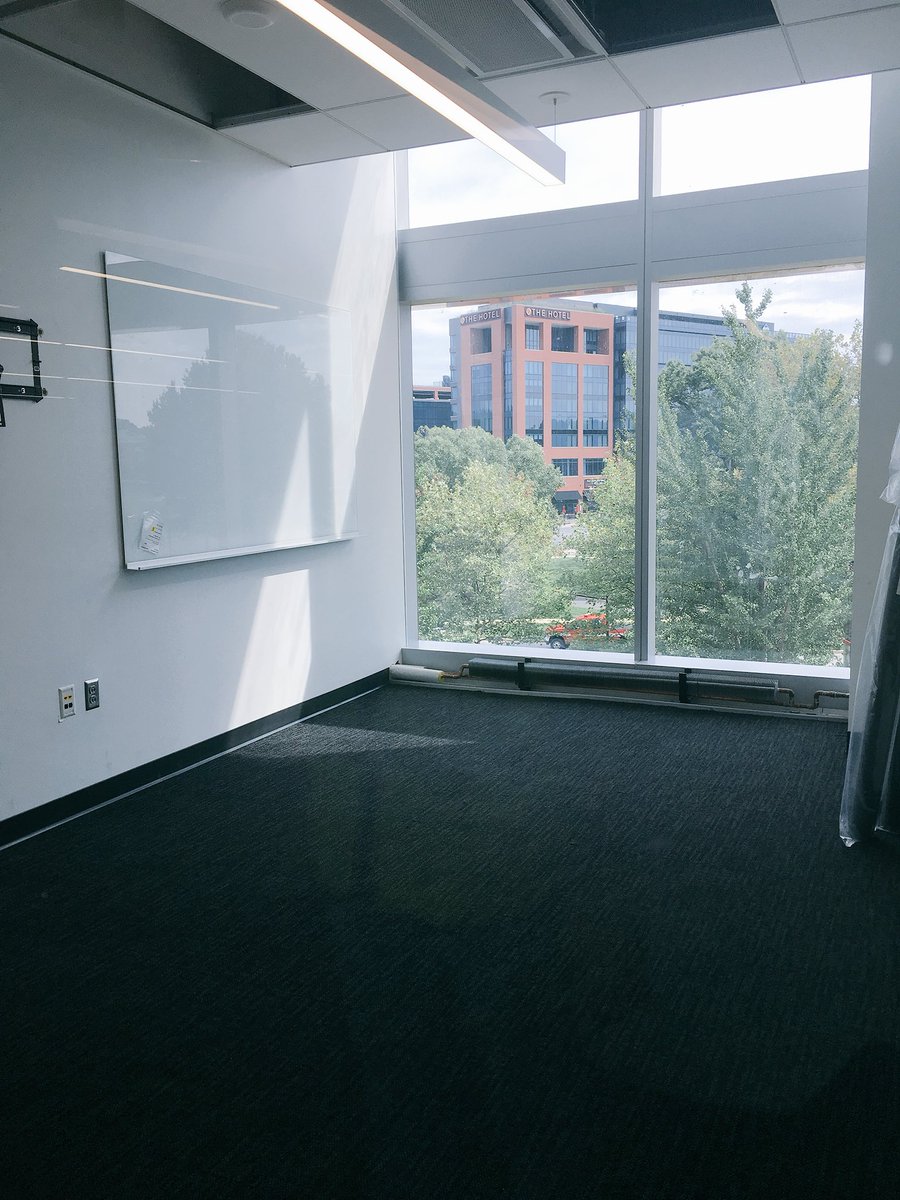 umdcs's tweet photo. The offices are coming together in the #iribecenter. Who will get this lovely view of The Hotel? #umdcs https://t.co/TjaK0bpLXg