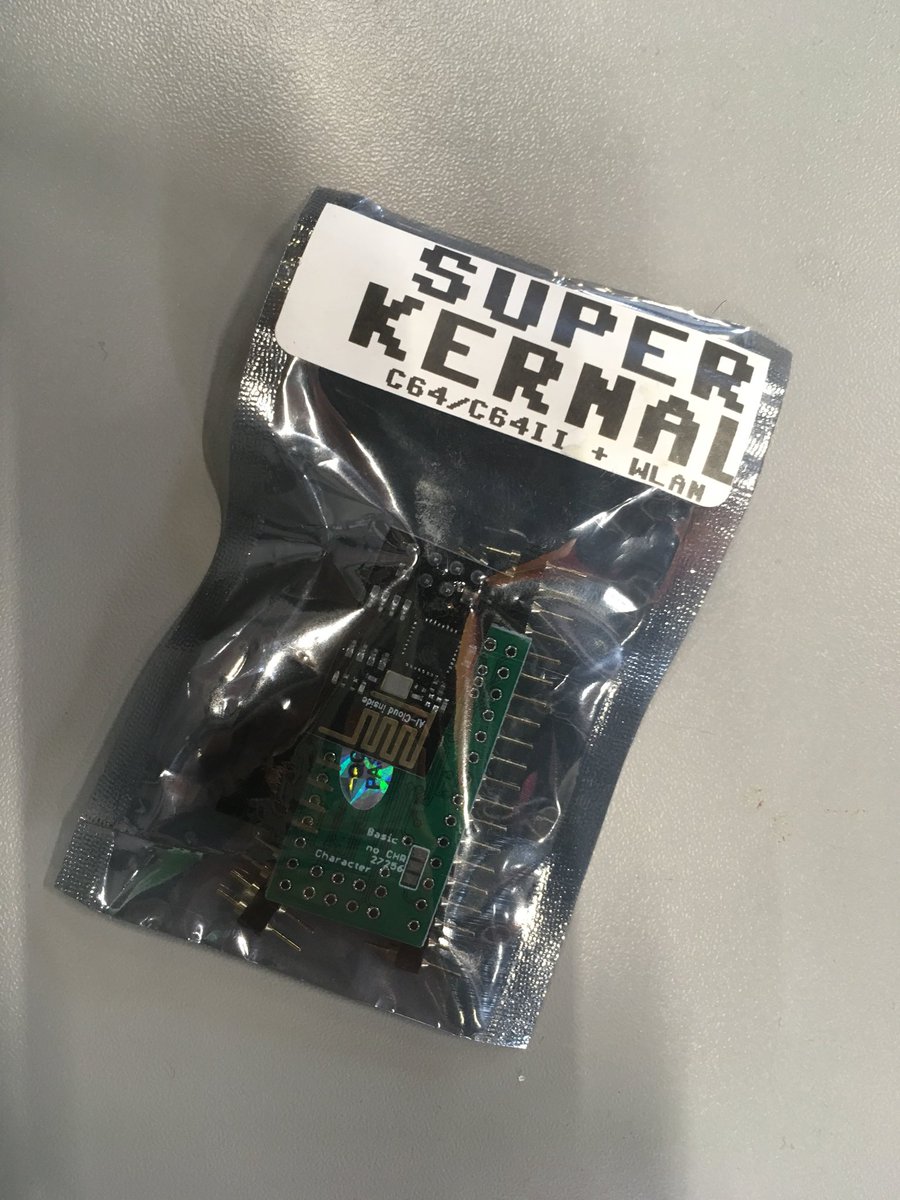 jo_cologne's tweet image. Goodie of the day at #gamescom2018: Superkernal + WLAN for the #C64. Thanks to Kiwi of the Forum64. More informations at: forum64.de/index.php?thre… #Gamescom18 #gamescom #scene #retrogamer #retrogames