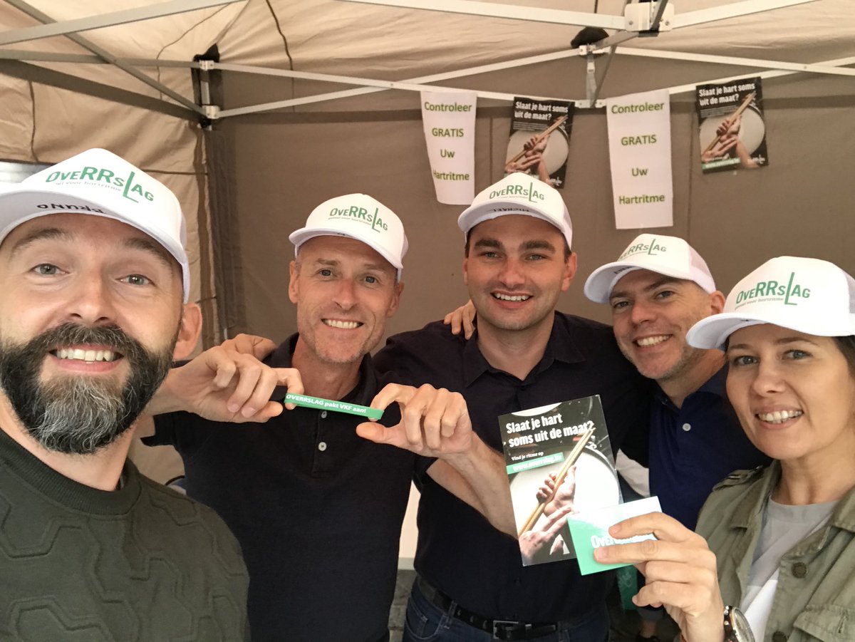 overrslag's tweet photo. @overrslag op de #zomerendfeesten ...kom en laat je #hartritme controleren! #vkf #hartritmestoornissen #preventie https://t.co/IN0dgAtGp4