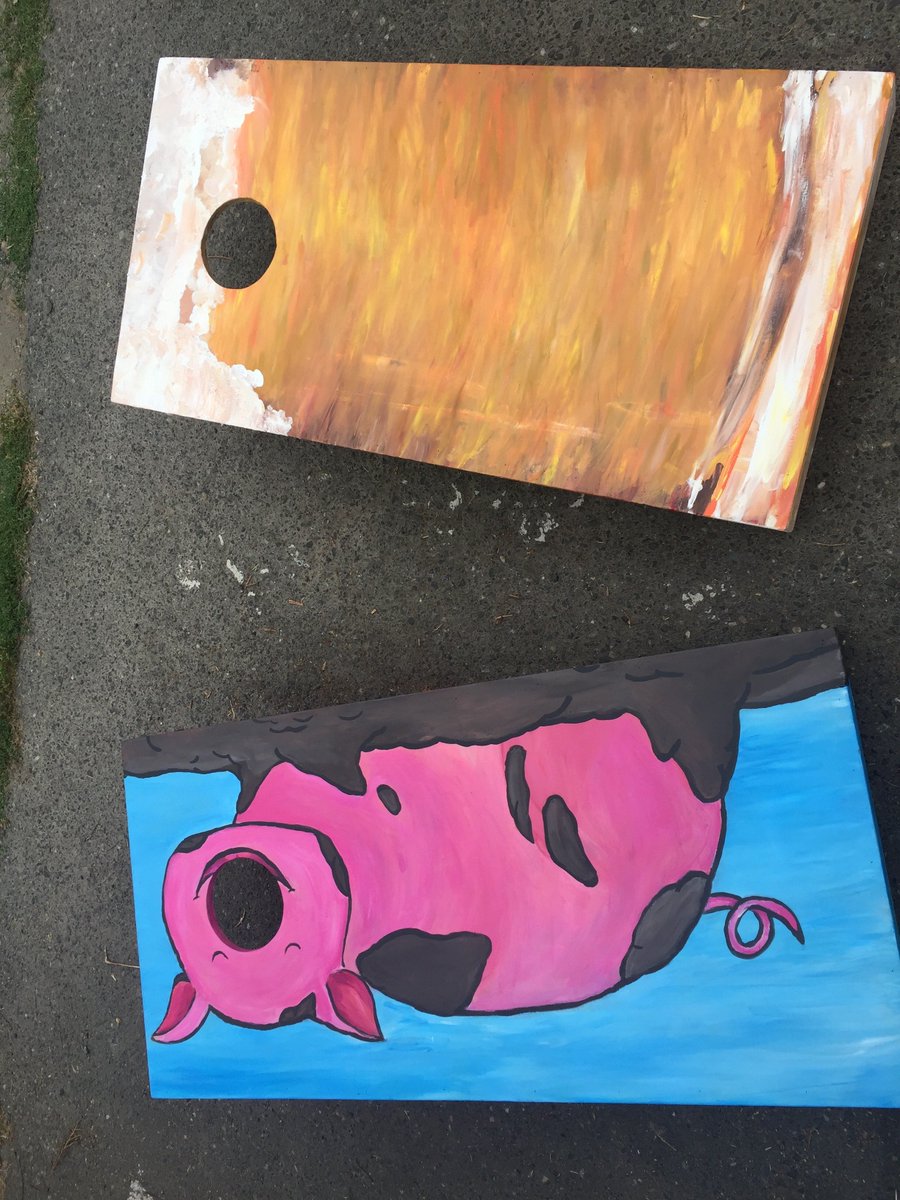 WCELKids's tweet photo. Shout out to our incredibly talented volunteer, Paige for all her hard work on these cornhole games! Can't wait to play! https://t.co/CPd7hqEFip