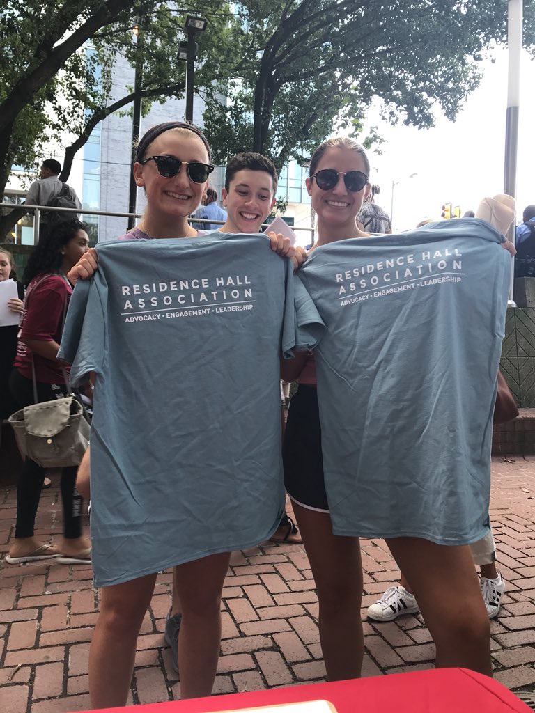 Gabby &amp; Anna checked us out today at #TempleFest ! Make your way over to our table to learn more about getting involved &amp; snag some free RHA swag!