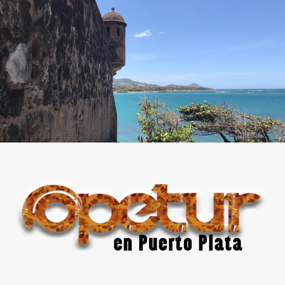 opetur's tweet photo. Opetur ha llegado a #PuertoPlata #RepublicaDominicana. La Fortaleza de San Felipe con sus #vistas #espectaculares causan una verdadera #inspiracion. #viajar #viajes #vacaciones https://t.co/LDPr7qIvUK