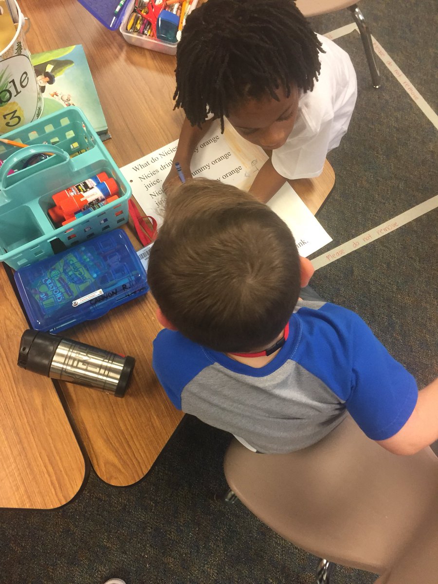 Ms. Brack’s class making their own Nicies book <a href="/WEinKaty/">🌟Wolfe Elementary</a> <a href="/we1stgrade/">WE 1st Grade</a>