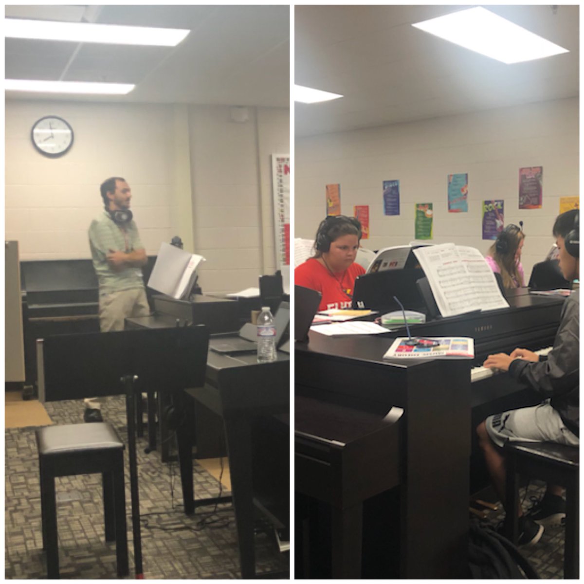 SHS_GreatThings's tweet photo. Mr. Wakefield’s beginning piano class rocking out on the ivories!  #FlyAsOne #BeACardinal https://t.co/laJnHZz3Cx