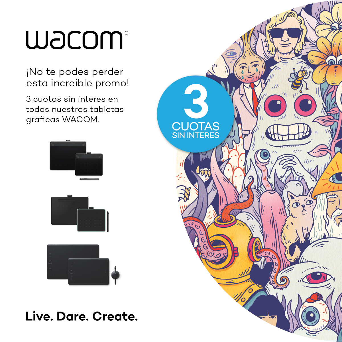 PlanetaZenok's tweet photo. ¿Sabías que tenemos 3 cuotas sin interés en todas nuestras tabletas Wacom?
Vení a buscar la tuya 😄🤗 https://t.co/cRqC8qwiqJ
