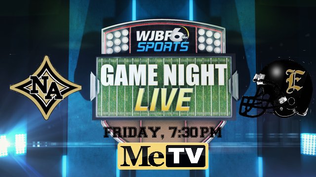 JohnHartWJBF's tweet photo. TONIGHT! Week 2 of WJBF @Game_Night_Live as @NorthAugustaHS crosses the Savannah River to take on @EHSKnightsFB! @ABSportsline and @MattLane28 join me for the call live from Blanchard Stadium at 7:30 on MeTV! Live stream here: https://t.co/xM9aemqJ1G 🏈🎙📺 https://t.co/z6n3H4S99N