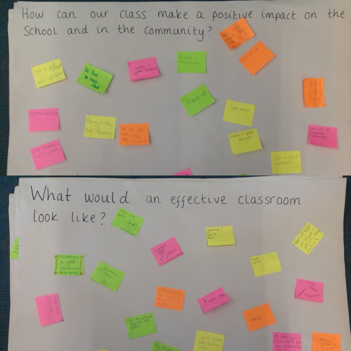 KerrChloe3's tweet photo. We've had excellent discussions over the past few days about how we can achieve our best this year. The children have really taken #ownership and been #leadersinlearning. One child described an effective classroom as a 'creative zone.' #aimhigh #allindividuals https://t.co/WjKbkbT9g5