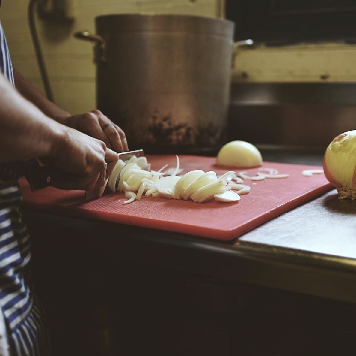 Don't cry over chopped onions, let Tina do the prep for you.