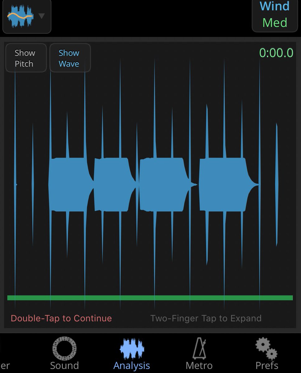 MrSmileyFaceTET's tweet photo. Player 2:
Notes had a good shape, but the starts didn’t line up with the big downbeats. 

Little more practice with the metronome!
#chairtest #tonalenergy https://t.co/ZQwTQBkW6S