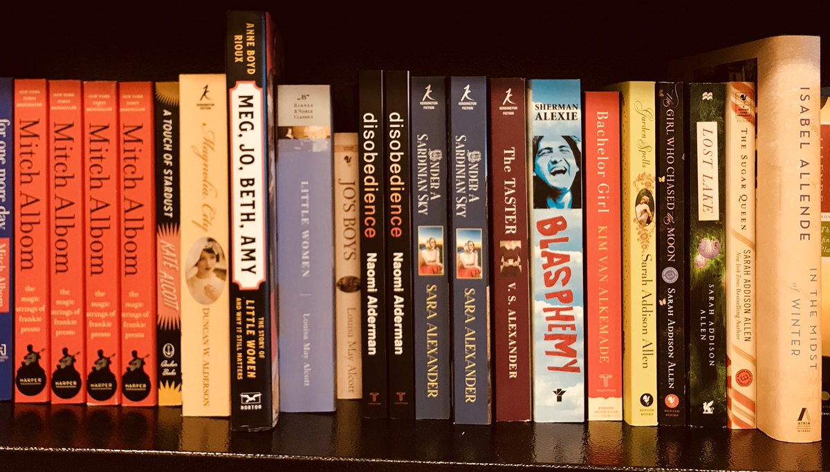 AuthorSaraAlex's tweet photo. Humbled to have my first book #UnderASardinianSky bookended by my literary heroes @MitchAlbom & @isabelallende upon the shelves of Barnes and Noble in Webster, upstate NY. #440Steps book signing here next week! #Grateful @WriteWorkshopNY @KensingtonBooks https://t.co/nqx8dMGc5m