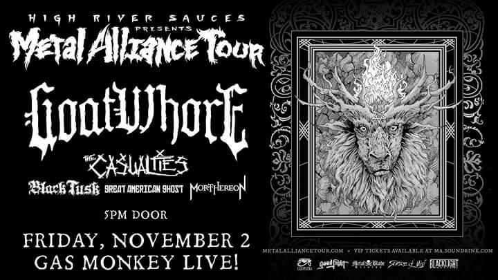 BADBLOODTX's tweet photo. Two shows for ONLY $20! 
CONTACT US.
10/26 @DoyleAbominator at @treesdallas ($16 presale)
11/2 @GMBG_GML METAL ALLIANCE TOUR w/ @GoatwhoreNOLA @TheCasualties ($5 presale) https://t.co/vTXaV85aqJ