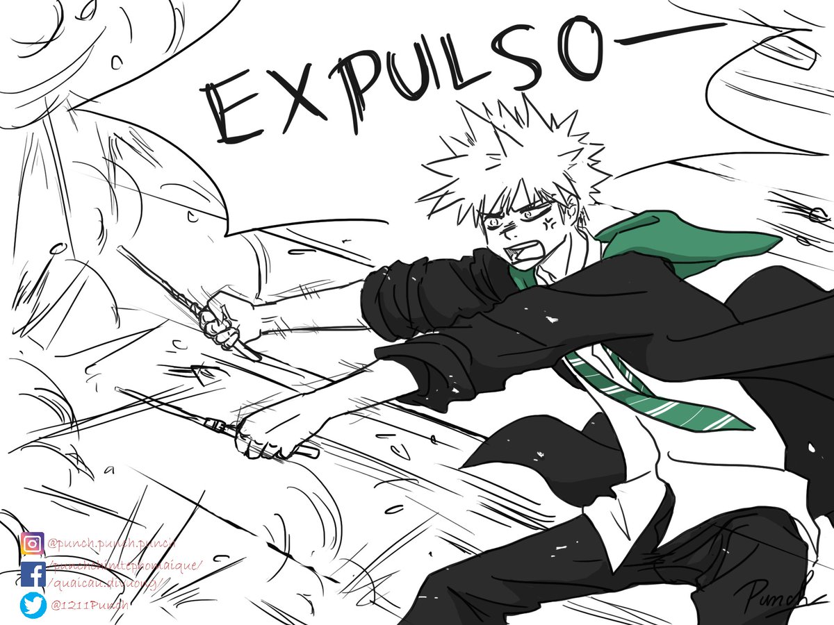 1211Punch's tweet photo. "How do they fight in magician style?"
Art by me 🌺 If you love my work please follow me ⭐️That's the best way to support me to do better in the future 😍Thanks!
#お茶子 #HarryPotterc #MyHeroAcademiac #爆豪 #勝己 #Kacchako #麗日お茶子 #Gryffindor #Slytherin #BokuNoHeroAcademia https://t.co/OR4x2XeIzg