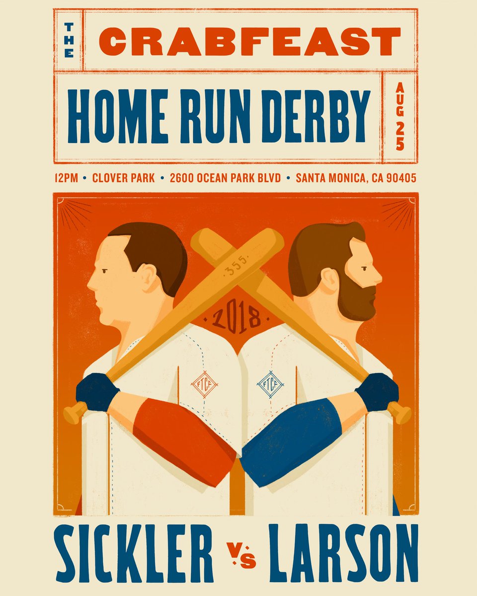 ryansickler's tweet photo. The @CrabFeast home run derby is tomorrow 12p Clover Park, Santa Monica CA. @JayLarsonComedy &amp; and I are touching pitches w/ @sklarbrothers @joshadammeyers @danielvankrik @BrodyismeFriend. If you're in LA grab your glove &amp; come have some fun! @allthingscomedy
#FTCF #toozdee #355 https://t.co/ne5SjGq48m