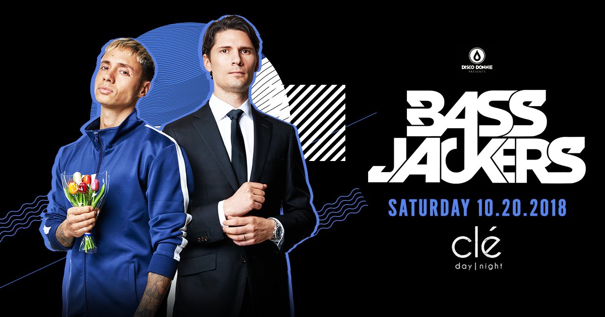 CleHouston's tweet image. Don't miss the return of @Bassjackers, coming Saturday October 20th at Clé! 🔊💥 Tickets on sale NOW at: bit.ly/BJCLE