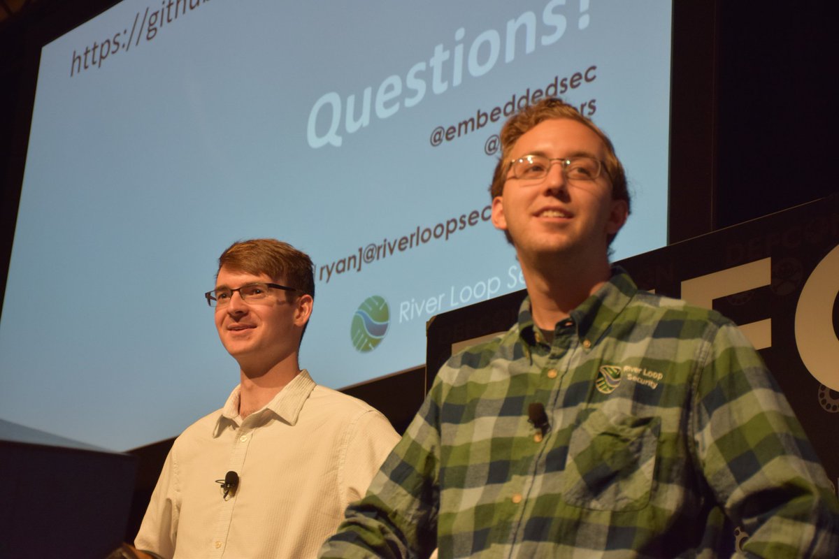 embeddedsec's tweet image. The highlight of my @defcon was presenting the TumbleRF fuzzing framework with @rmspeers. Thanks to everyone who turned up, especially #TeamNumberwang @marcnewlin @_lavalamp @0xAlexei @krystalmead +Logan #DEFCON26