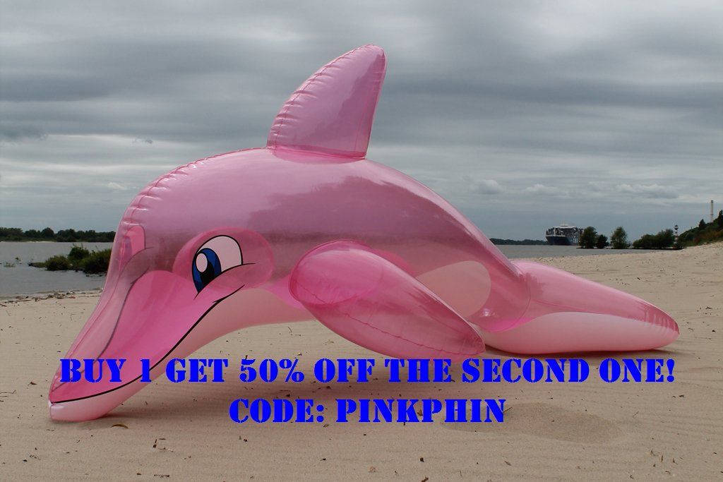 giant inflatable dolphin