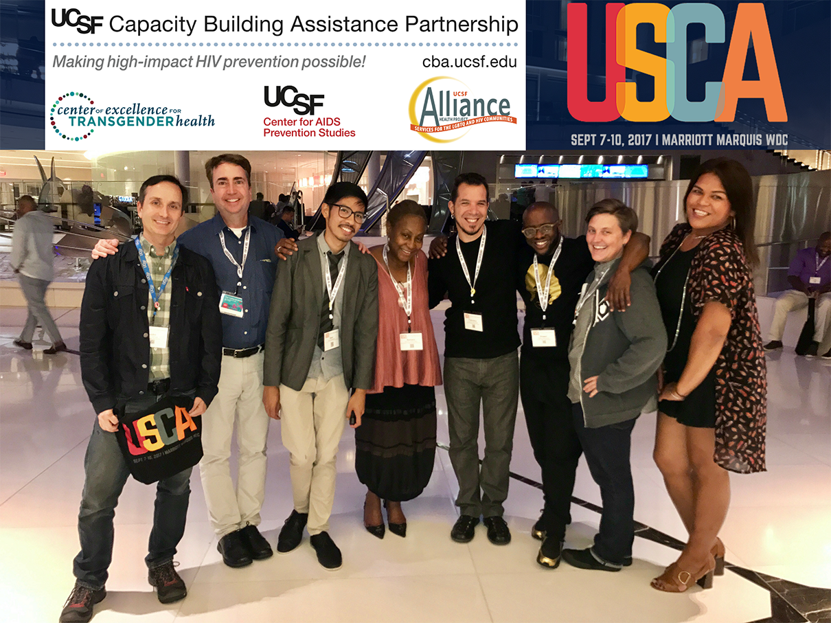 UCSF CBA Team at U.S. Conference on AIDS (2018USCA) Orlando, FL