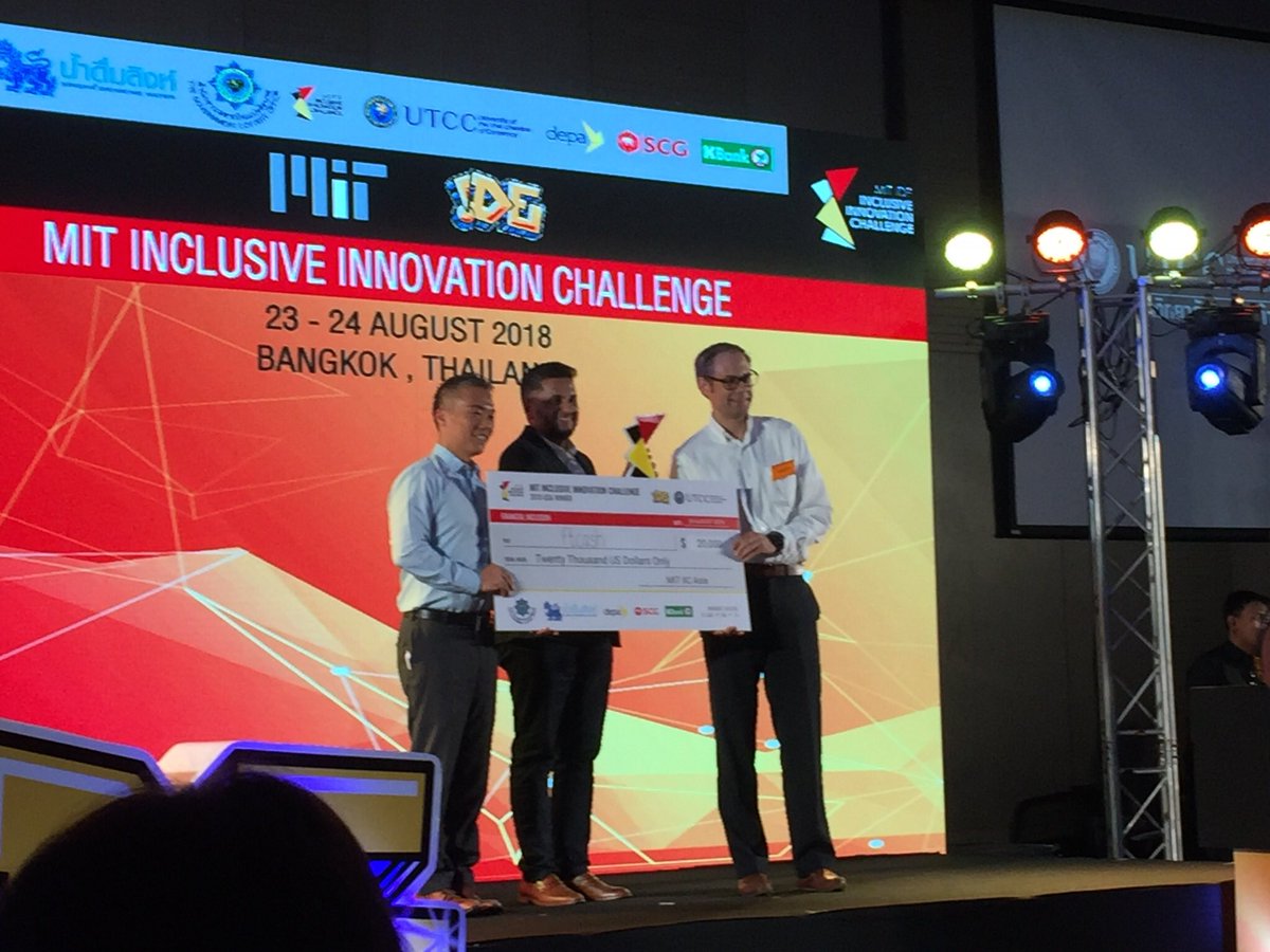 manas_dg's tweet photo. Great moment being at the MIT Inclusive Innovation Challenge Asia finals last evening in Bangkok and proud to see three out of four winners from India and the other one from Bangladesh. @MIT_IIC @bcic_ict https://t.co/LQuQCwe6YQ