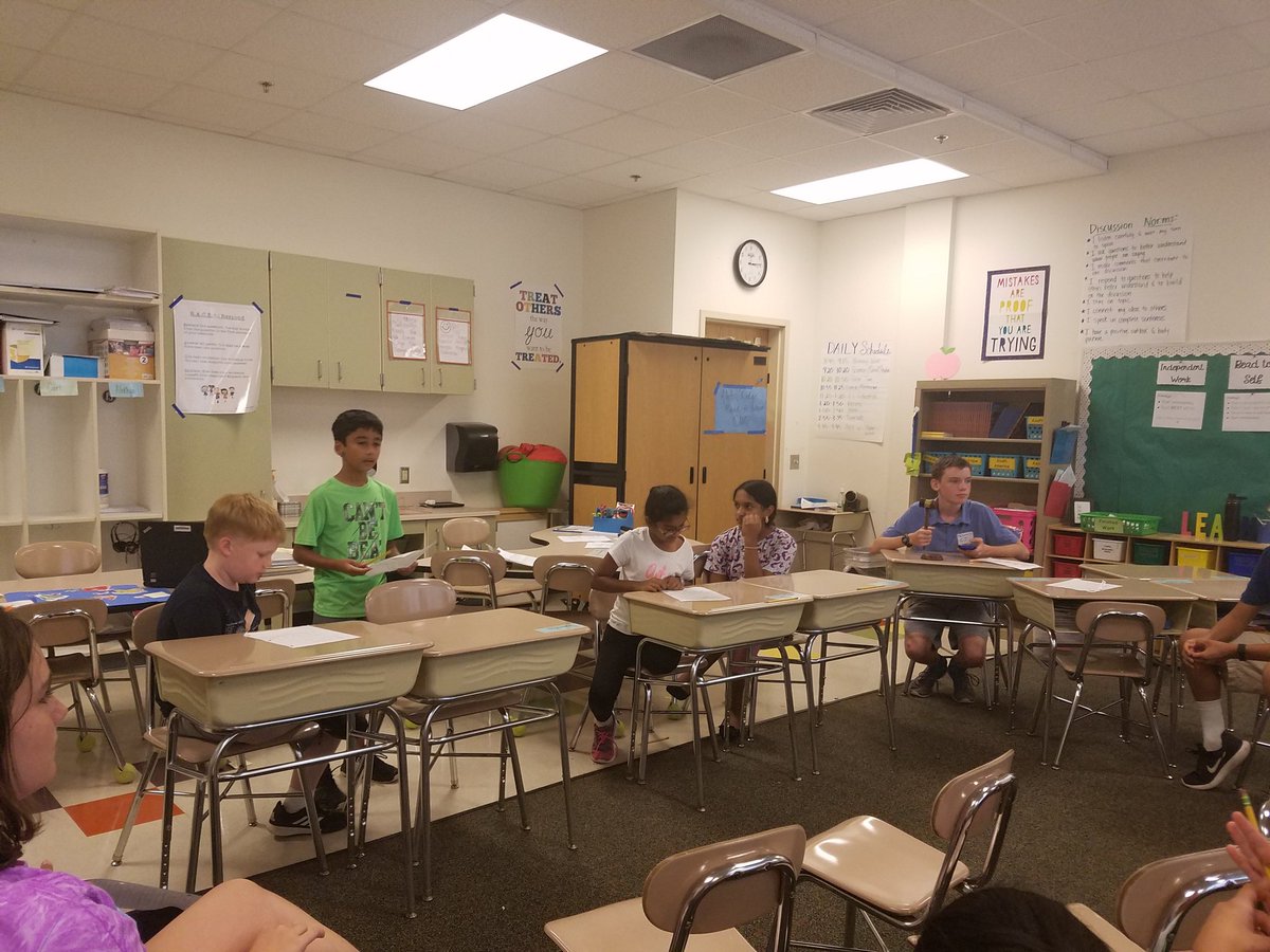 slavinskyAIG's tweet photo. The debate dream team's last session! I can't thank these 2 dedicated presenters enough for challenging and motivating my students this week. They have learned so much (and so have I)!! @AlstonRidgeES @DebateAfhs #gatorsgetitdone #affirmations #rebuttals #crossexaminations https://t.co/Jqu6Ro7TWv