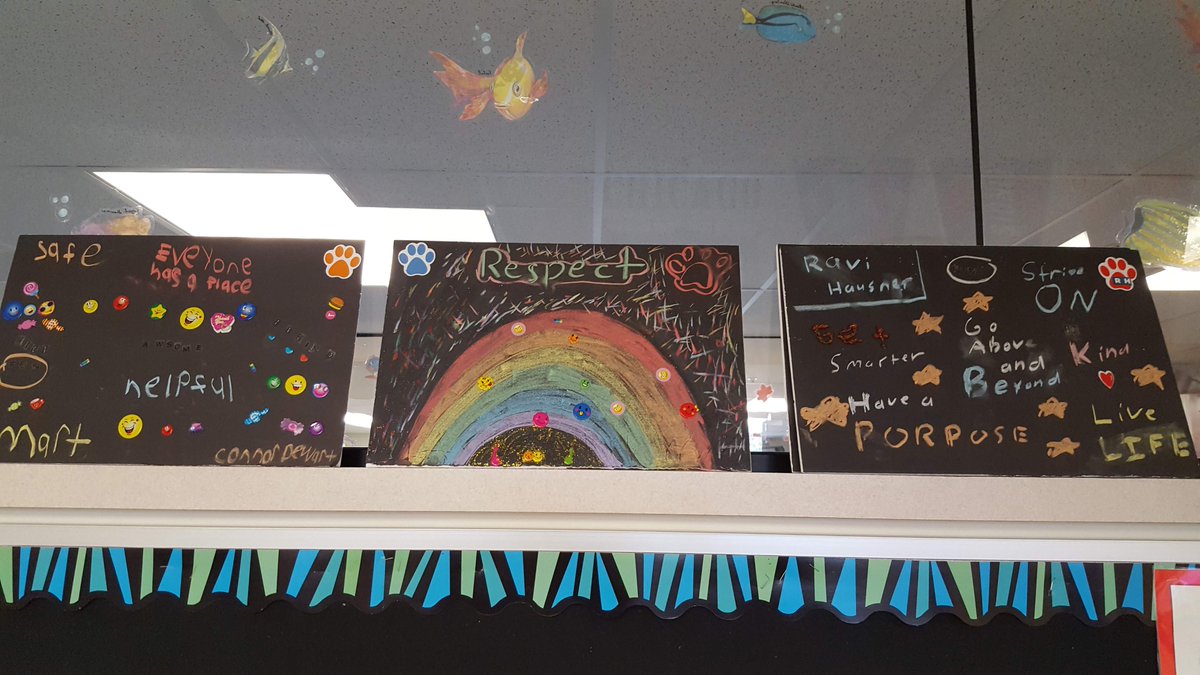 tstrongccsd66's tweet photo. Prairieview Panthers create Vision Boards to answer the questions, "What is your Prairieview Purpose?" "How will you make PV a perfect place to be?" #ccsd66 #PantherswithaPurpose https://t.co/3Dlo5W3HgU