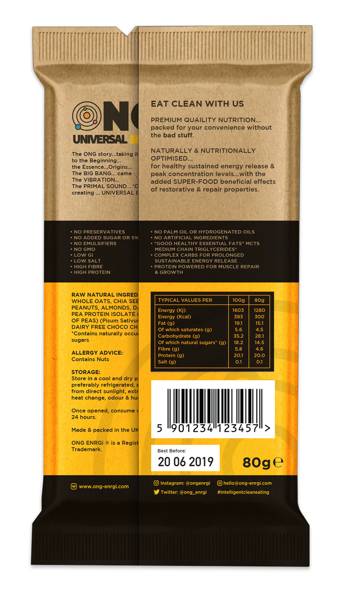 ONG ENRGI Super Food Energy Bar.

Vegan✅ Organic✅ Lactose Free✅ GMO Free✅ Dairy Free✅ Gluten Free✅ ONG✅

Order Now at - ong-enrgi.com/product-page/o…

#ongenrgi #vegan #protein