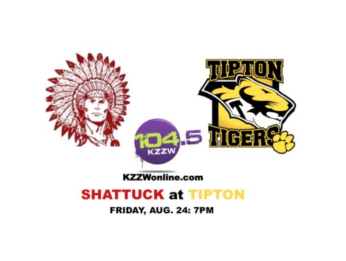 Still a week away from <a href="/BoomerFootball/">Boomer Football</a>, but our sister station, <a href="/1045KZZW/">KZZW</a>, will have the broadcast of <a href="/ShattuckSports/">Shattuck Athletics</a>-Tipton tonight at 7pm! Pregame begins at 6:30pm. Listen online: kzzwonline.com or on <a href="/tunein/">TuneIn</a>: tun.in/seZgU