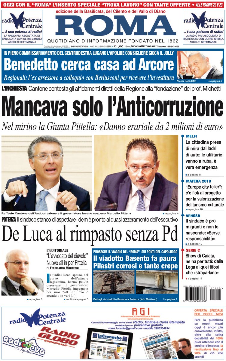 cronachelucane's tweet photo. #antePrima #Roma di #Basilicata https://t.co/2C5848fgt9