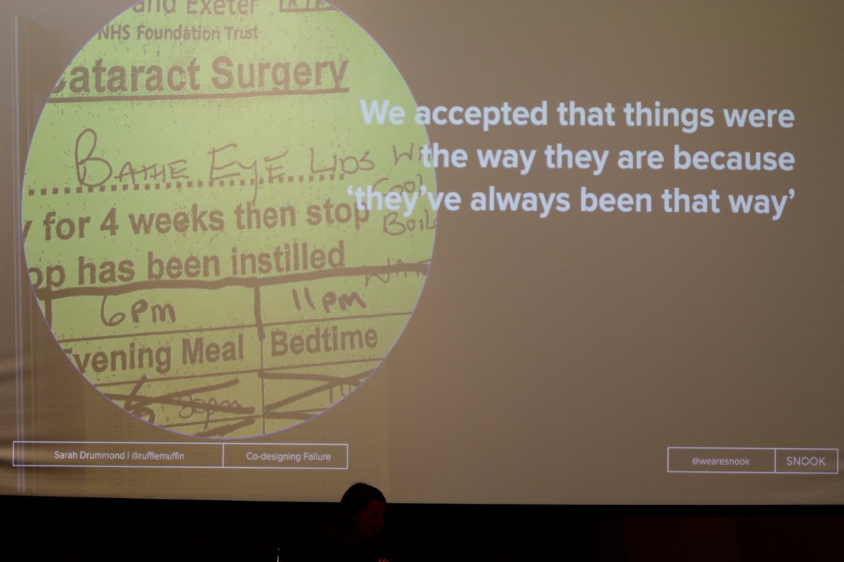 better_bydesign's tweet image. .@rufflemuffin from @wearesnook on why we need to think bigger. #BetterByDesign