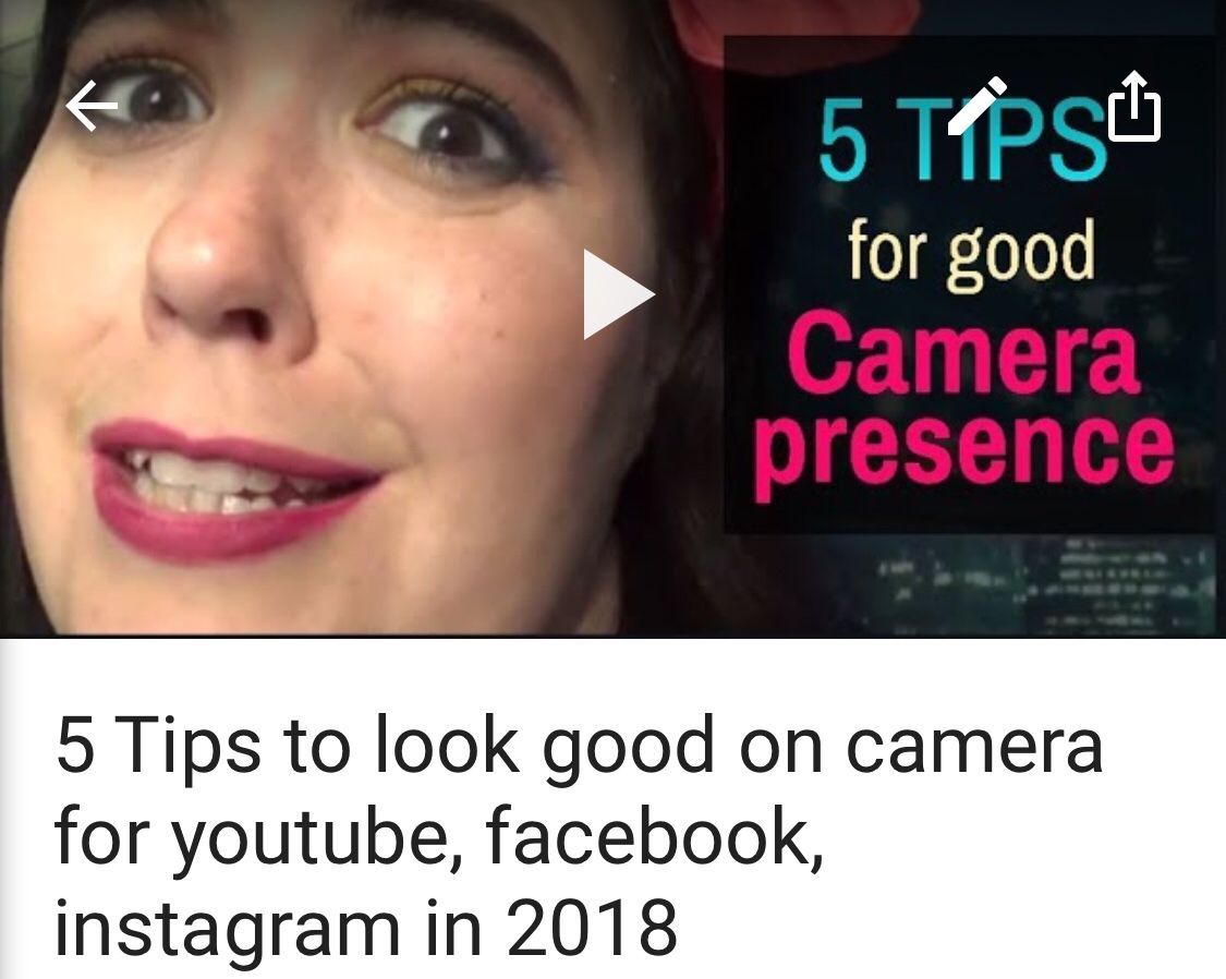 😬😬😬 how to look good on camera!! 
➡️ youtu.be/sjps-CxB1LM ⬅️ #camerapresence #lookGoodOnFilm #dreambig #succeed #inspire #motivate #encourage #videotips #filmtips