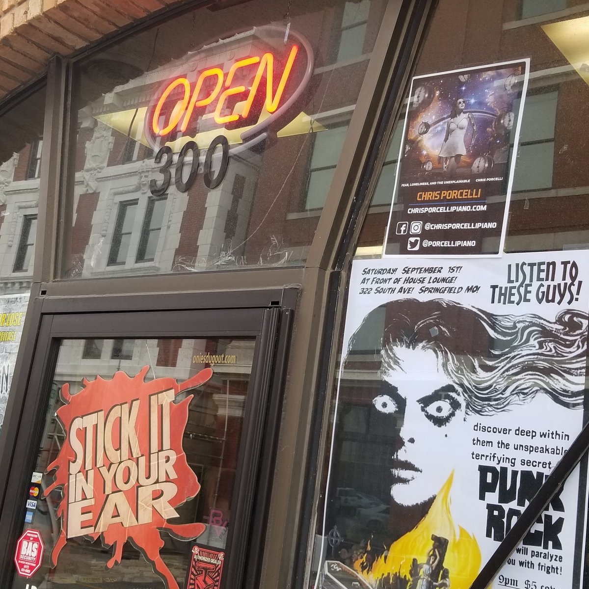 PorcelliPiano's tweet photo. You can now purchase my album at Stick It In Your Ear! Every CD comes with a free pair of FEAR, LONELINESS, AND THE UNEXPLAINABLE sunglasses! Big thanks to Stick It In Your Ear for supporting local music! #newmusic #newmusicfriday

https://t.co/oK6Fhm61T0 https://t.co/ayM8F2jEnE