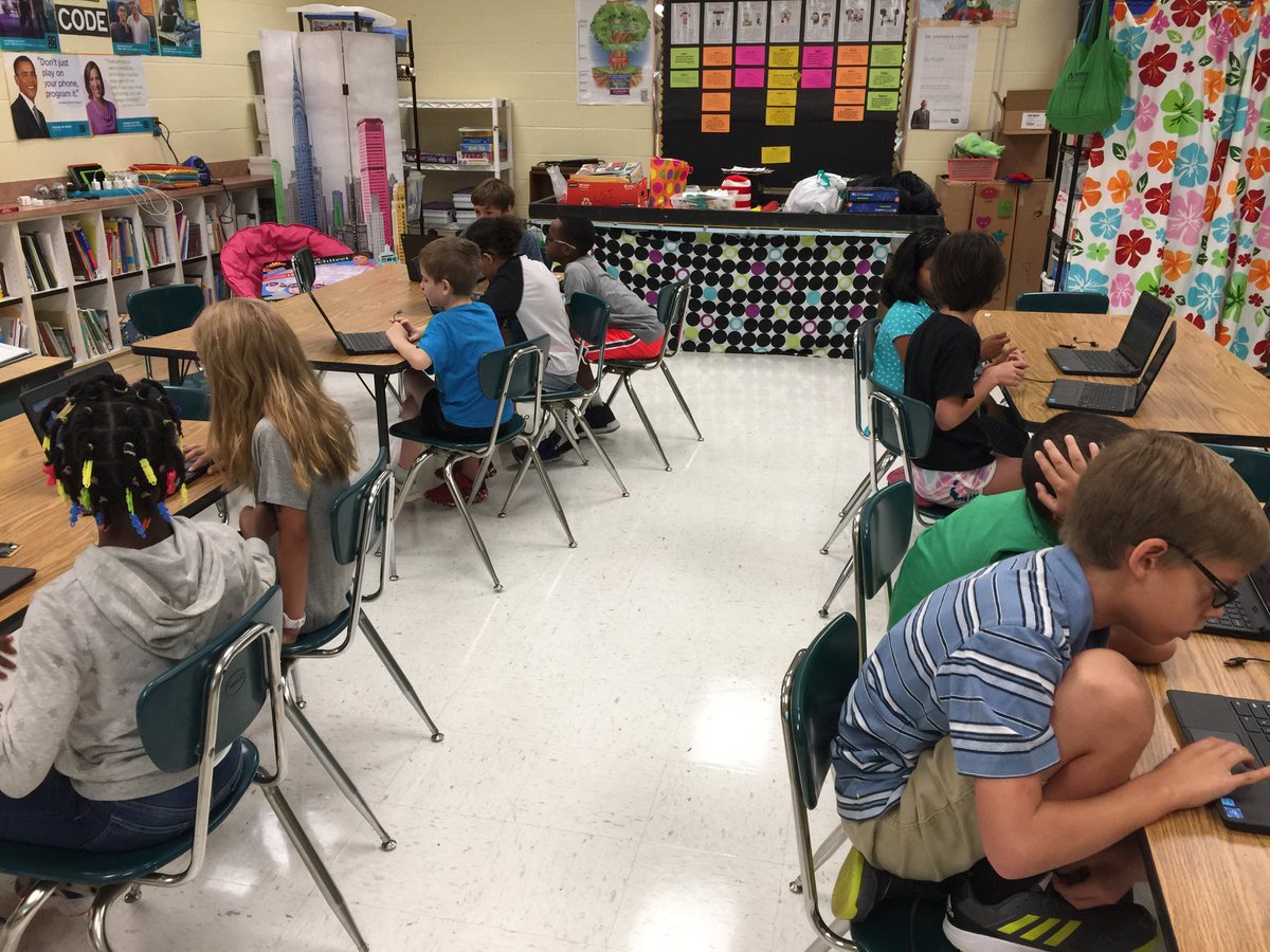 My fourth grade students are deep into coding with Python!  The kids LOVED Working with the micro bits!!!! After an hour, I tried to get them to log off and change activities and they begged me to let them continue the tutorial. So I did....😊 <a href="/FiriaLabs/">Firia Labs</a>