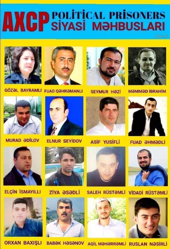 Siyasi məhbuslara azadlıq. !