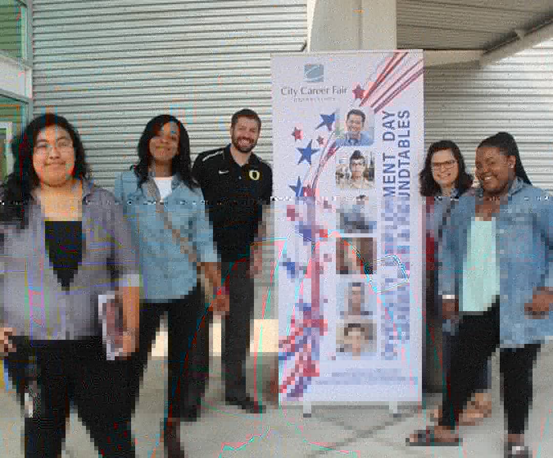 PYBPDX's tweet photo. PYB staff took a few of our incredible students to the 18th Annual Diversity Career Fair on Wednesday! Students did an amazing job making connections and showing off their skills to potential employers! https://t.co/TL9w02dxz7