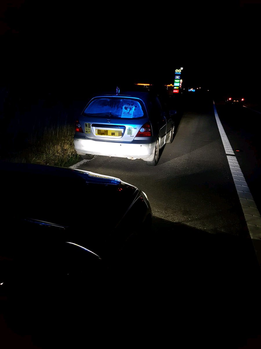 DerbyshireRPU's tweet photo. M1. MOT expired in July and not insured. At least the walk to the services to arrange a lift home was short. #Seized #RealTimeANPR https://t.co/kjLyT8FwbG