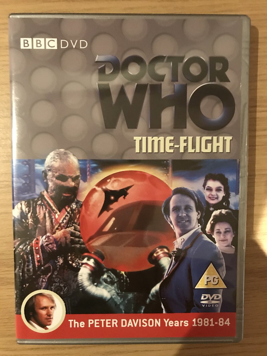 AntGill77's tweet image. Back to work after 3 nights off or mourning Adrics death. Next #DoctorWho dvd in my Marathon is #PeterDavison #TimeFlight