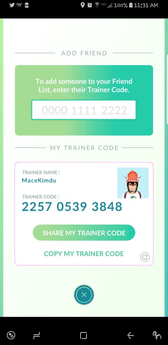 kimmiel's tweet image. Let's be #PokemonGo friends!