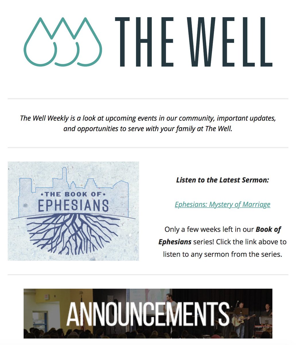 TheWellAustin's tweet image. We're in one of our final weeks in Ephesians and college students are back starting this weekend! We're excited for all that the Fall holds. Check out updates around The Well in this week's Well Weekly! - mailchi.mp/b2ff5253529a/t…