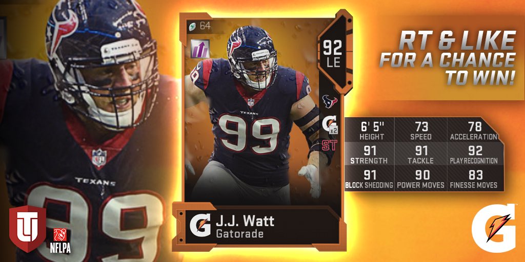 #Gatorade #Madden19 #MUT19