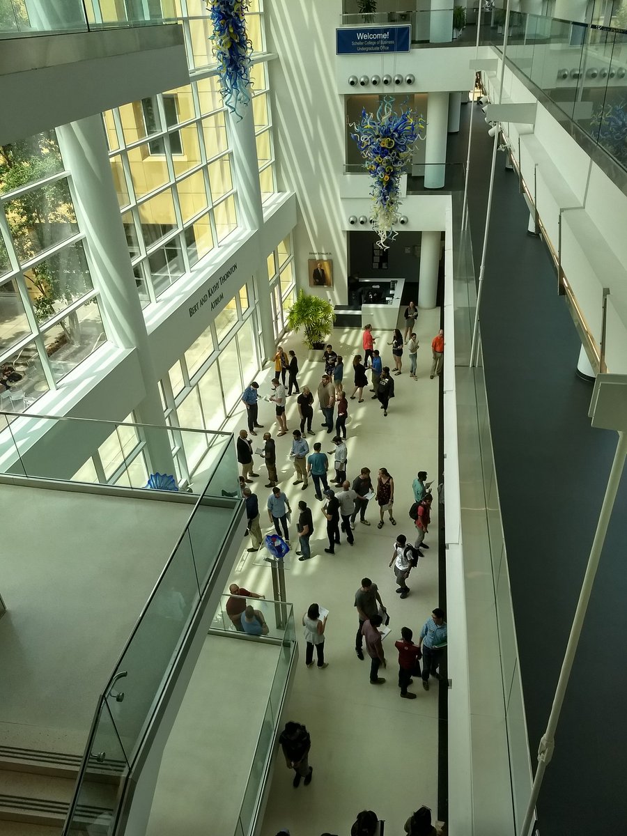 morganbroome's tweet photo. Good times with our MBA Class of 2020 at our career fair simulation! LOUD in the Scheller Atrium! @GeorgiaTechMBA https://t.co/IFasdG8k4O