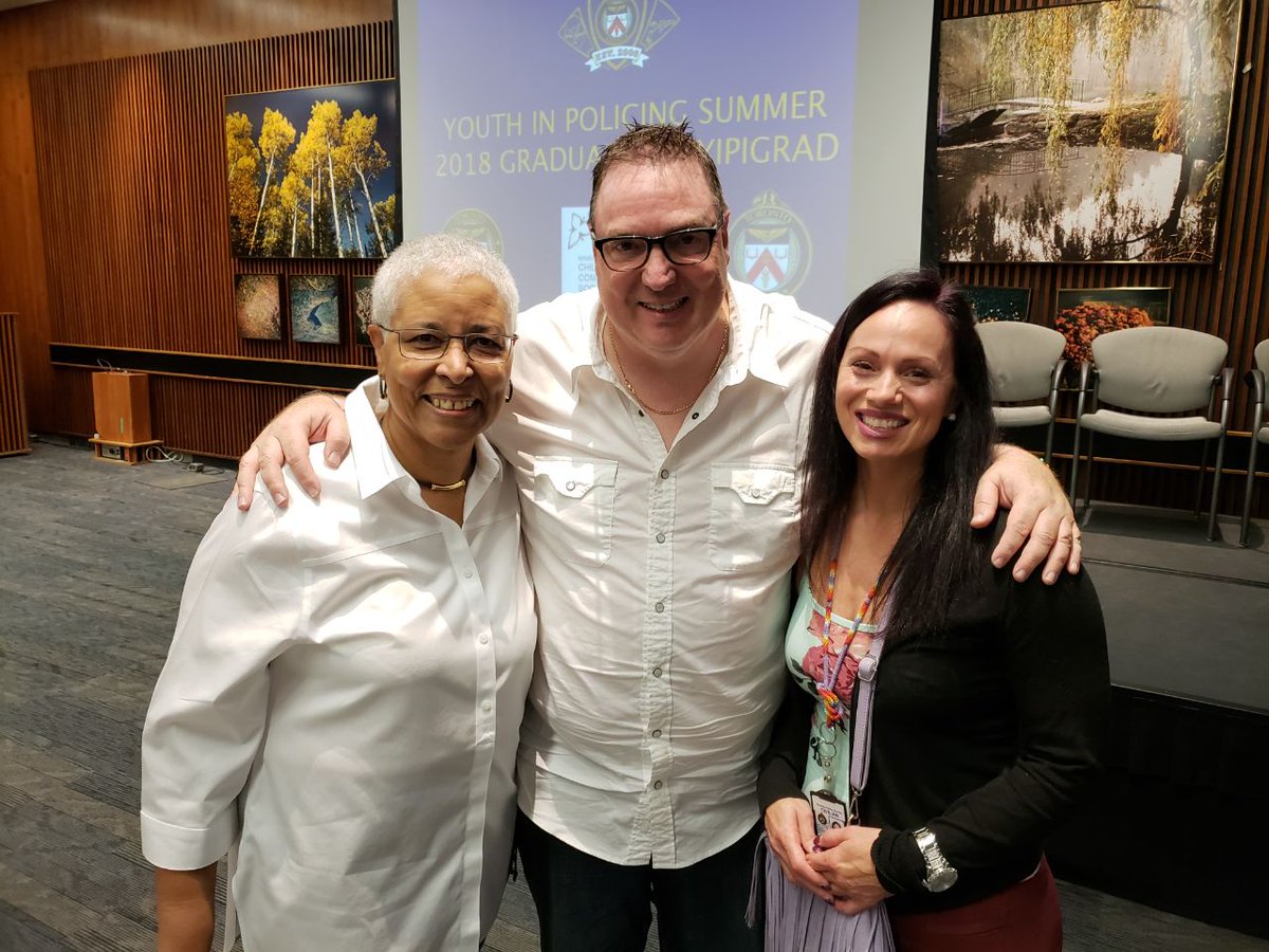 GraffitiBMXCop's tweet photo. Mary Anne Chambers started Youth In Policing Initiative over 10yrs ago in her role as an elected public servant. She was told the program wouldn't work. Colleague Melissa said today it was nice to see so many cops proud & taking pics of "their kids" at #YIPIGrad. #YiPi works!π https://t.co/7rinYK7ruR