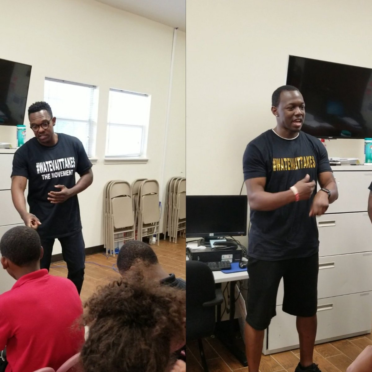 Follow the #Watevaittakes movement as we speak blessings to the youth at Pleasant Grove M.B.C. 2801 Conti St. Houston, Tx 77020 at 730pm. Also with our newest member #AudiaJones #WATEVAITTAKES