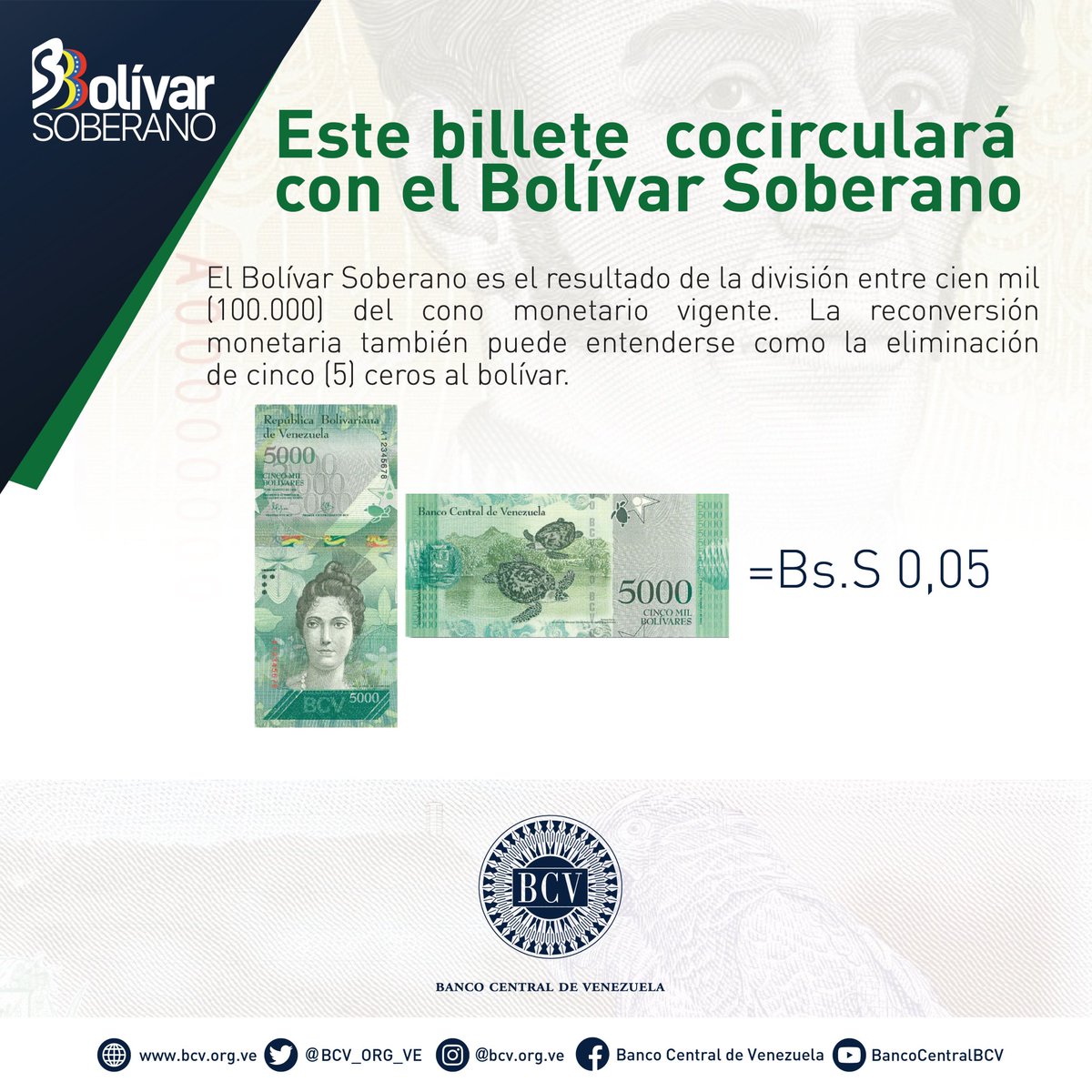 Construpatria1's tweet photo. #26Ago || Este es uno de los billetes que cocirculará con el nuevo cono monetario.

@NicolasMaduro @IMVillarroel @Minhvi_Oficial @ForoCandanga @tuiteros_vzla @Deci3003 https://t.co/BGtyQTFTyA